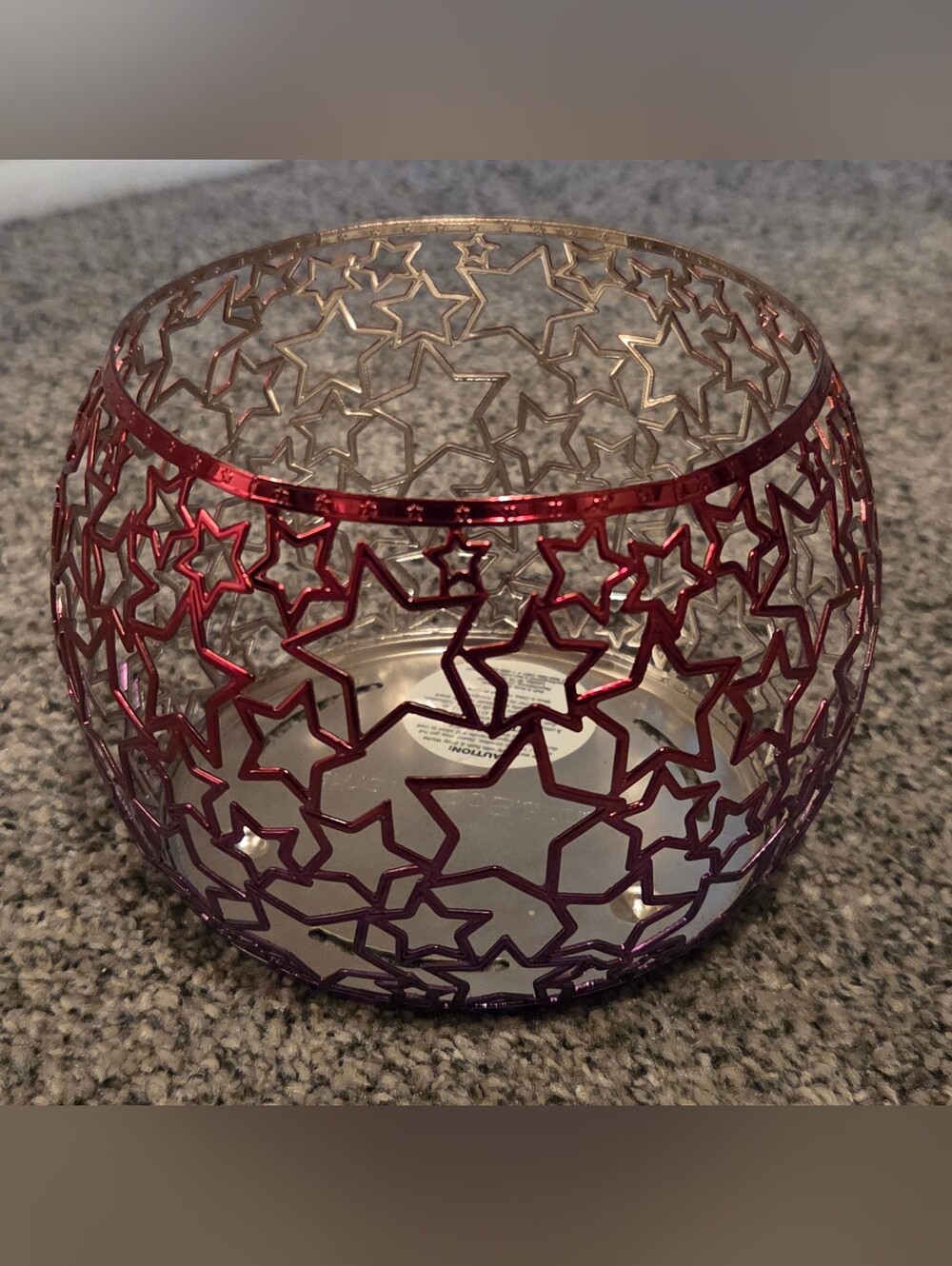 Decorative Star Cutout Candle Holder Bath & Body Works